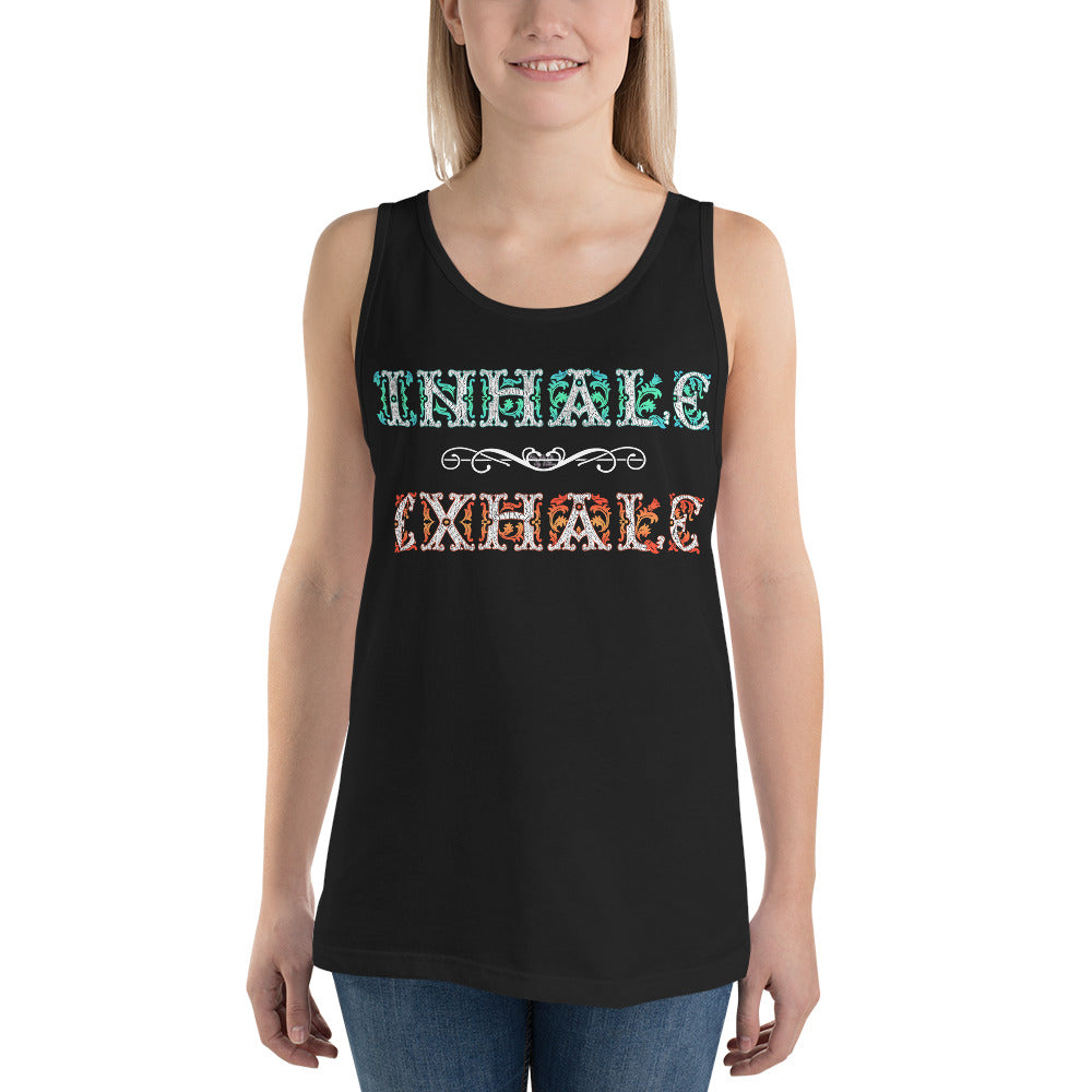 INHALE / EXHALE Unisex Tank Top