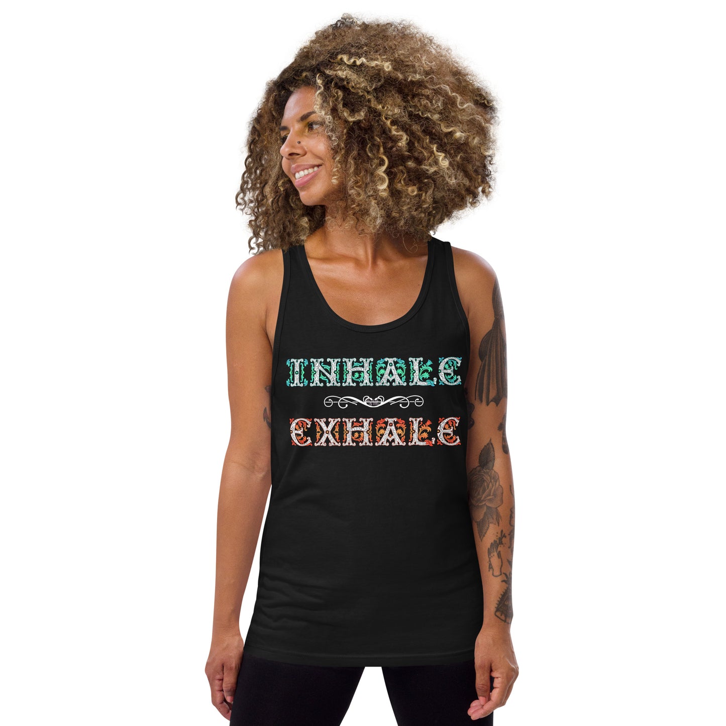 INHALE / EXHALE Unisex Tank Top