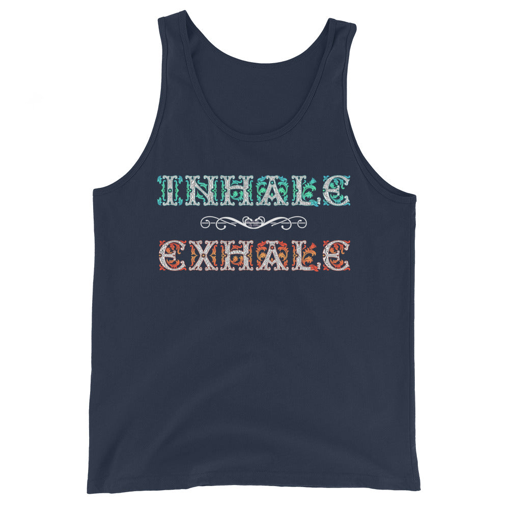 INHALE / EXHALE Unisex Tank Top