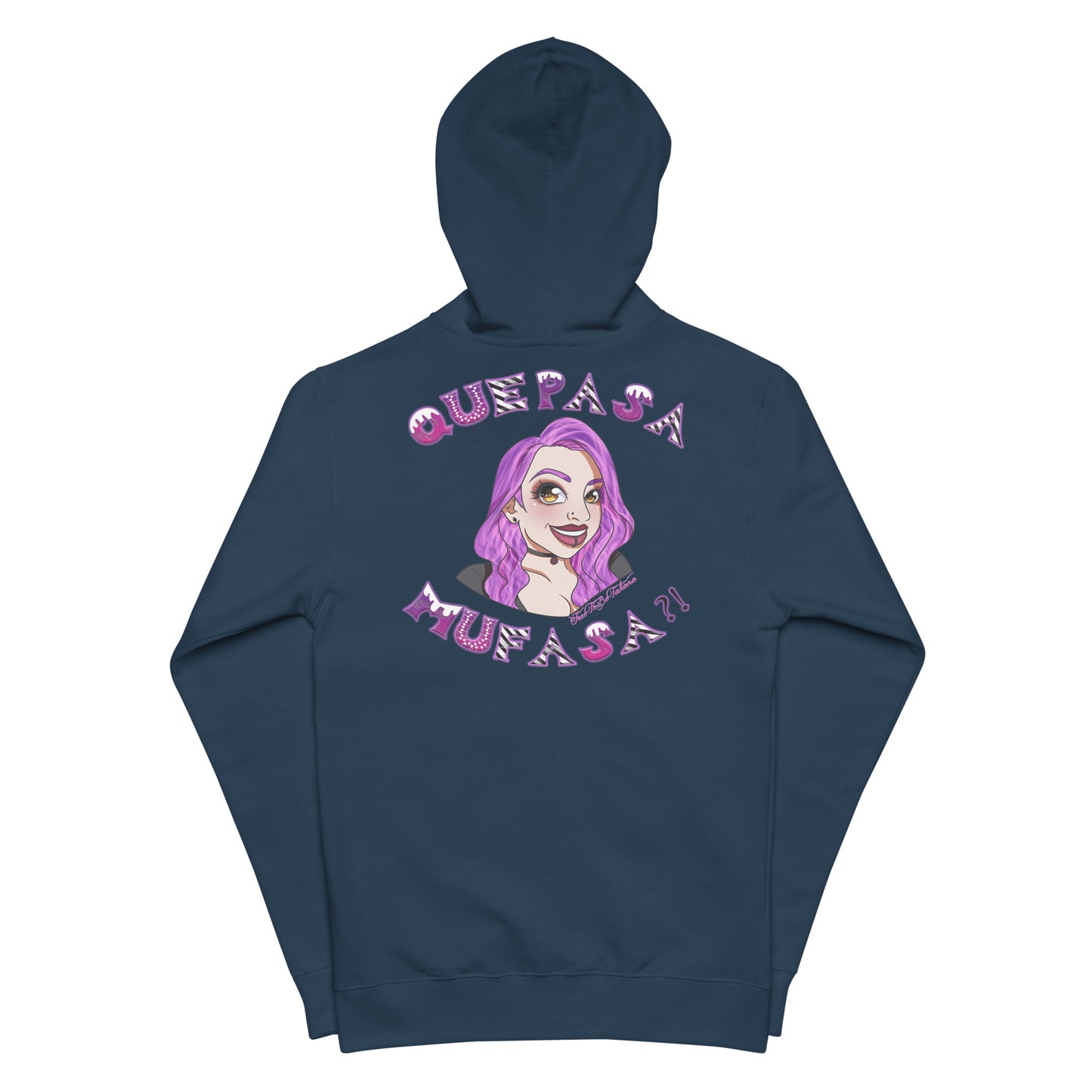 Que Pasa Mufasa?! Unisex Fleece Zip Up Hoodie