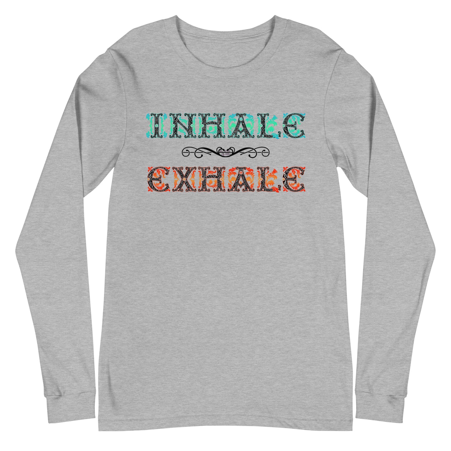 INHALE / EXHALE Unisex Premium Long Sleeve Tee