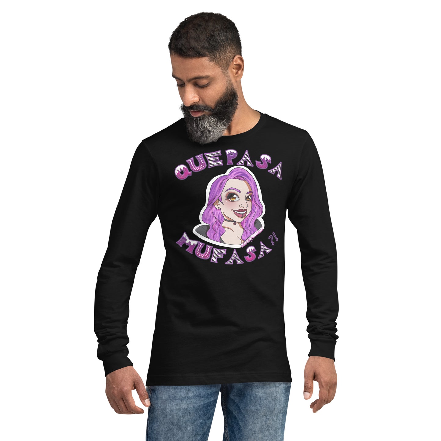 Que Pasa Mufasa?! Unisex Premium Long Sleeve Tee