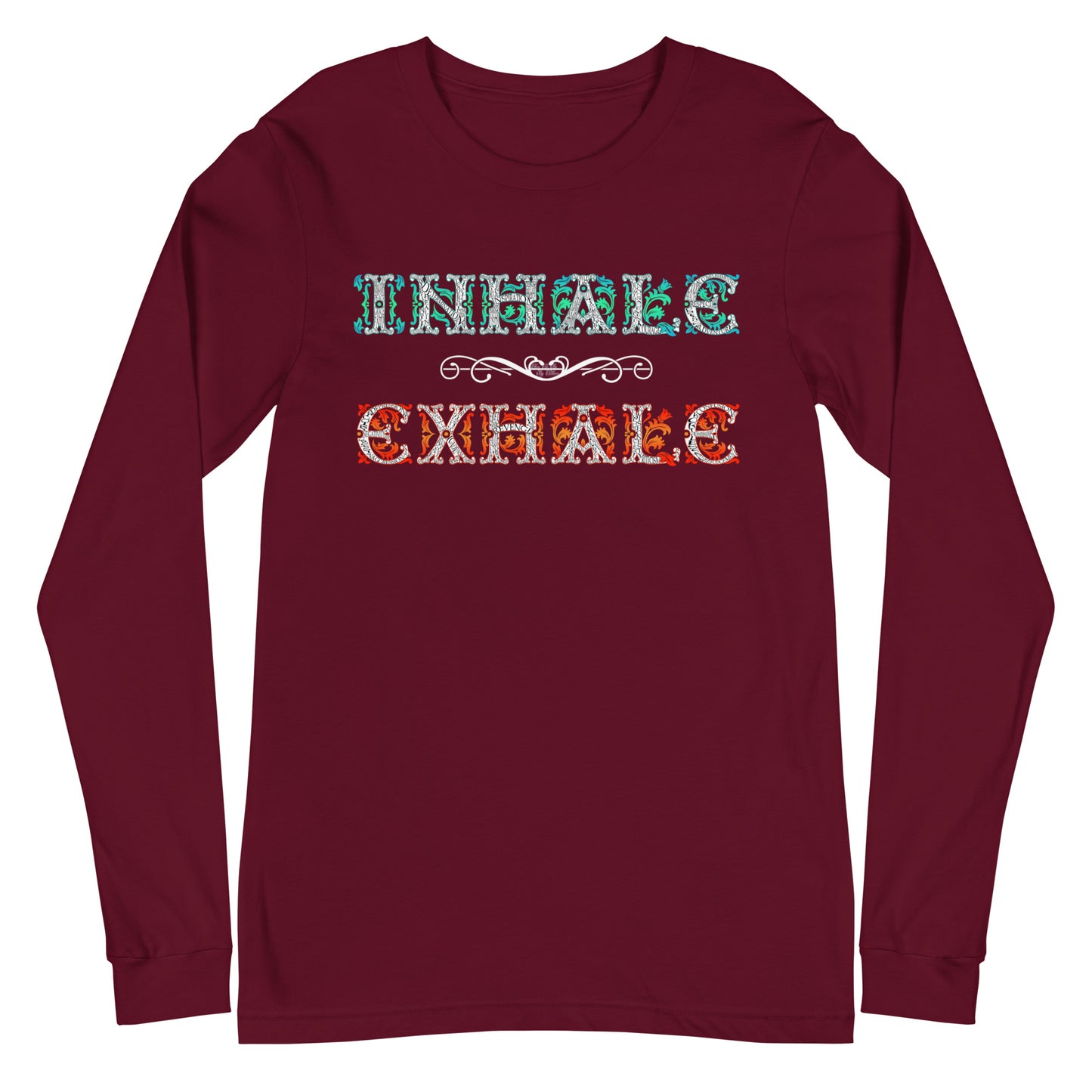 INHALE / EXHALE Unisex Premium Long Sleeve Tee