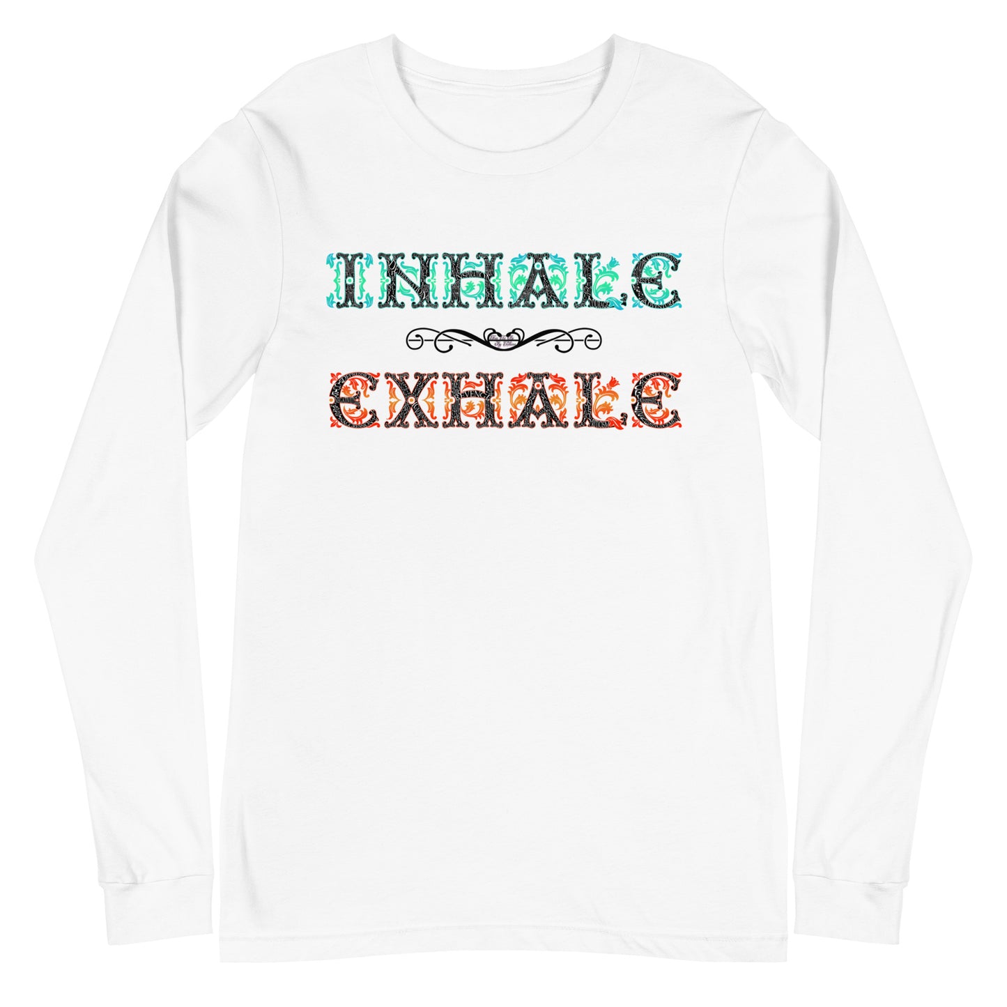 INHALE / EXHALE Unisex Premium Long Sleeve Tee