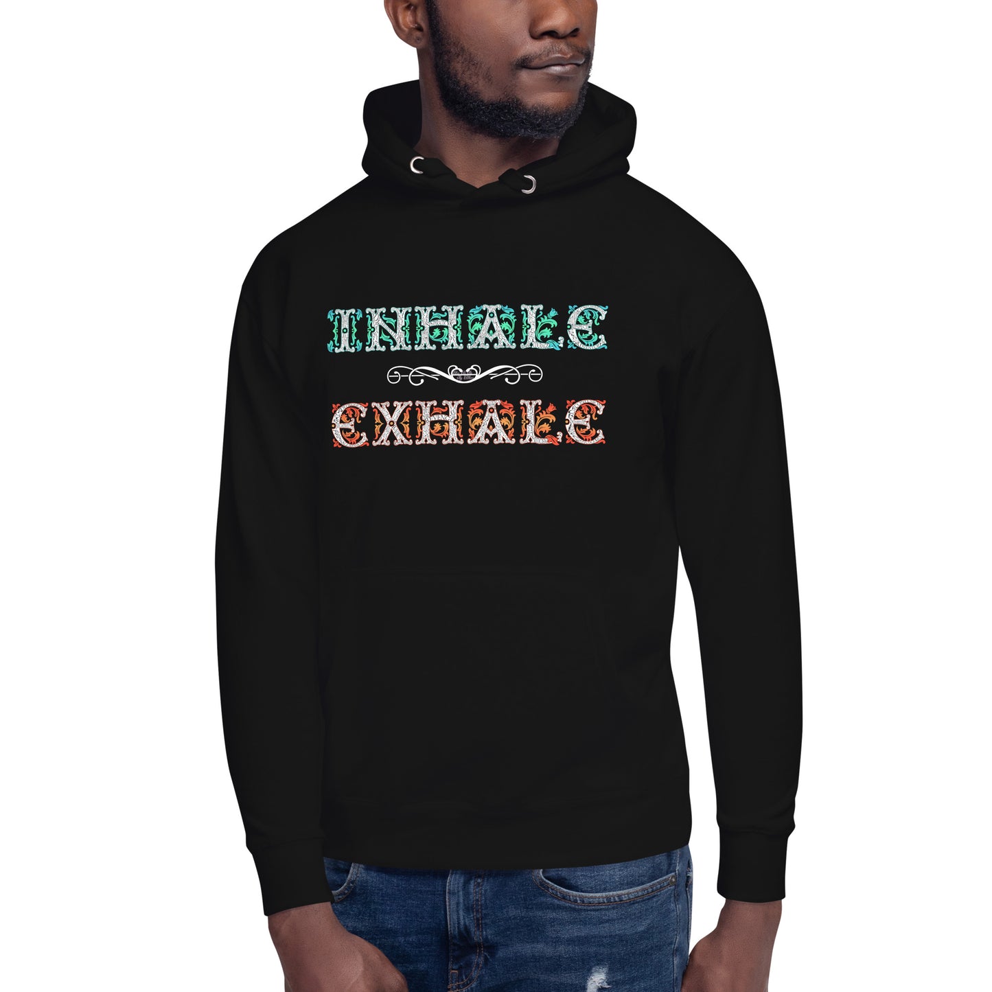 INHALE / EXHALE Premium Unisex Pullover Hoodie