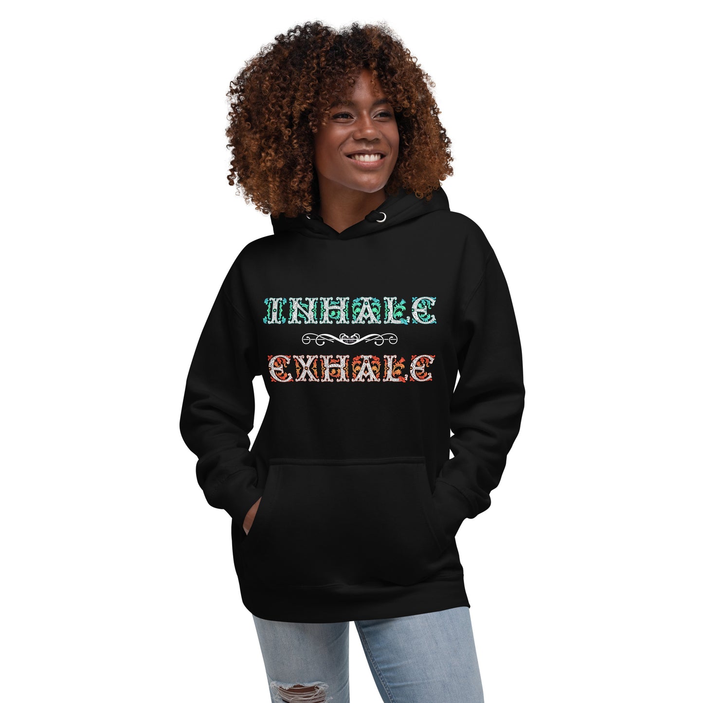 INHALE / EXHALE Premium Unisex Pullover Hoodie