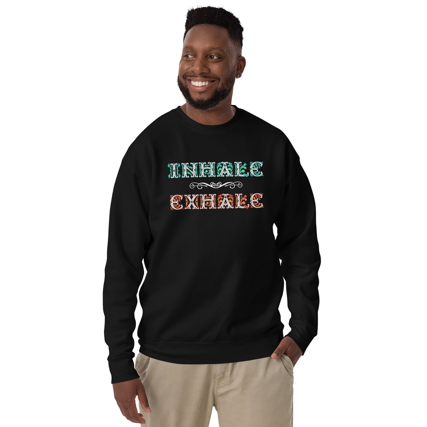 INHALE / EXHALE Unisex Premium Sweatshirt