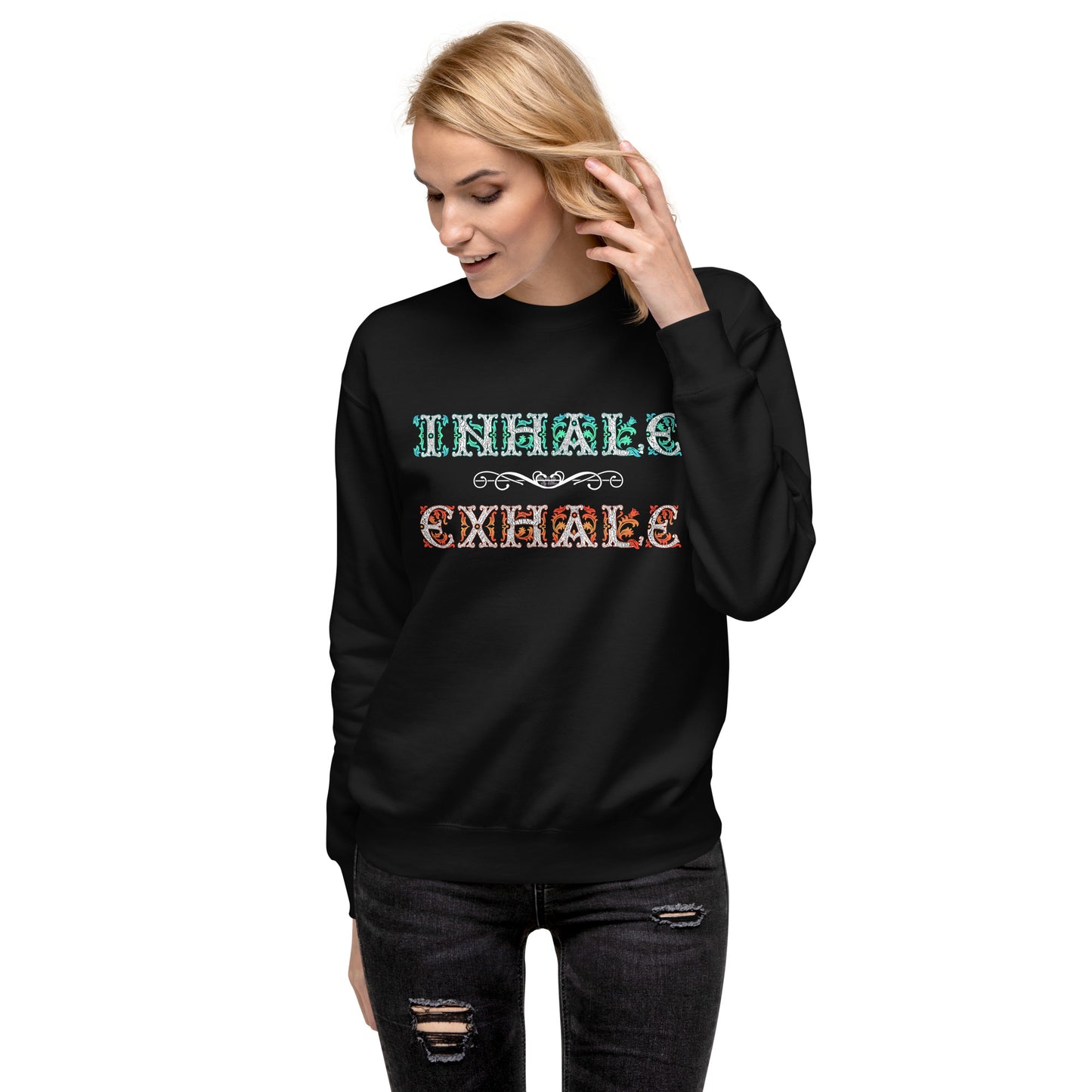 INHALE / EXHALE Unisex Premium Sweatshirt