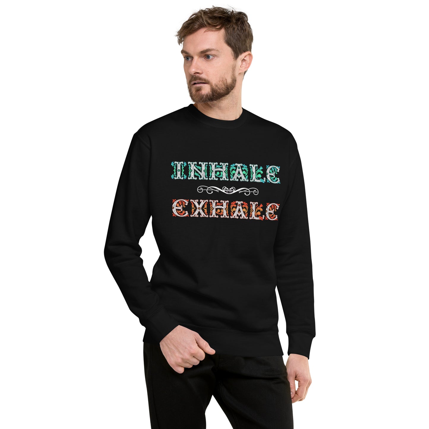 INHALE / EXHALE Unisex Premium Sweatshirt