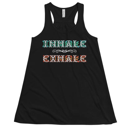 INHALE / EXHALE Women's Flowy Racerback Tank