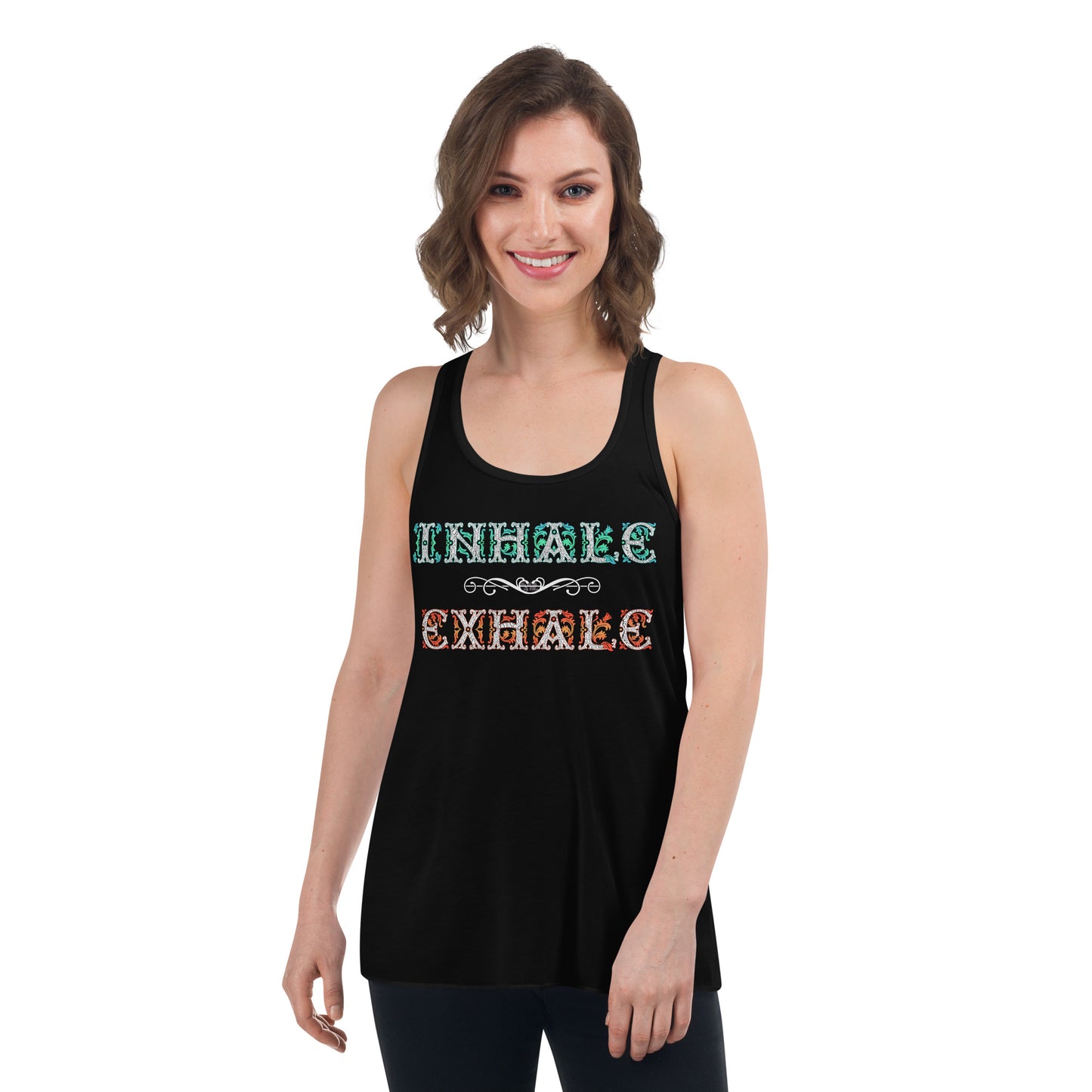 INHALE / EXHALE Women's Flowy Racerback Tank