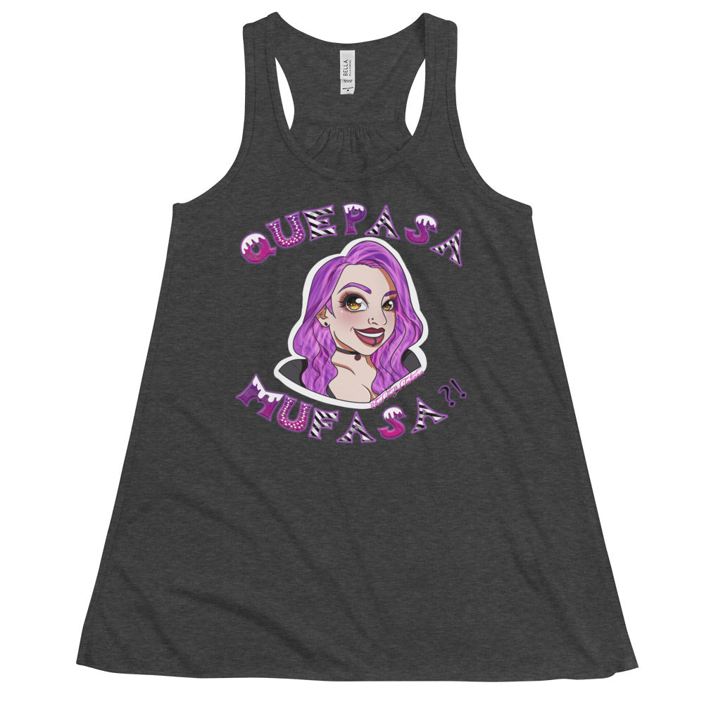 Que Pasa Mufasa?! Women's Flowy Racerback Tank