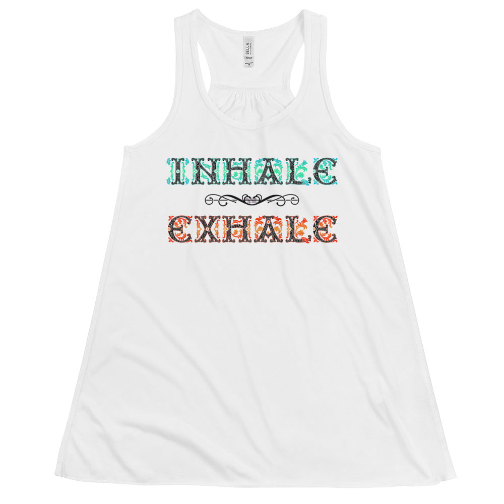 INHALE / EXHALE Women's Flowy Racerback Tank